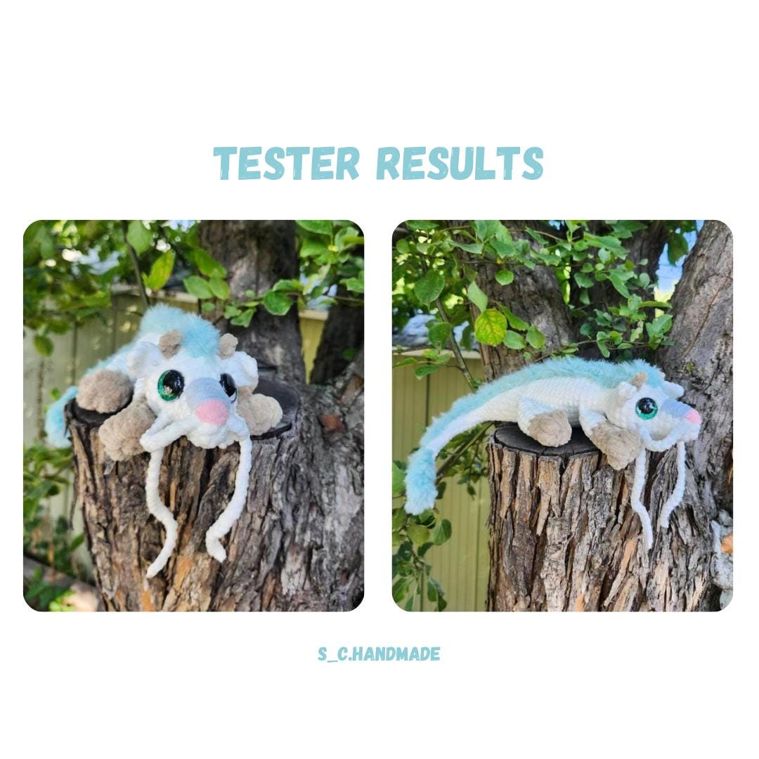 NO SEW Small Spirit Dragon Crochet Pattern
