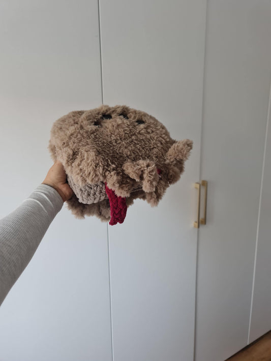 Plushie Monster Book Wizard with Belt and Pictures