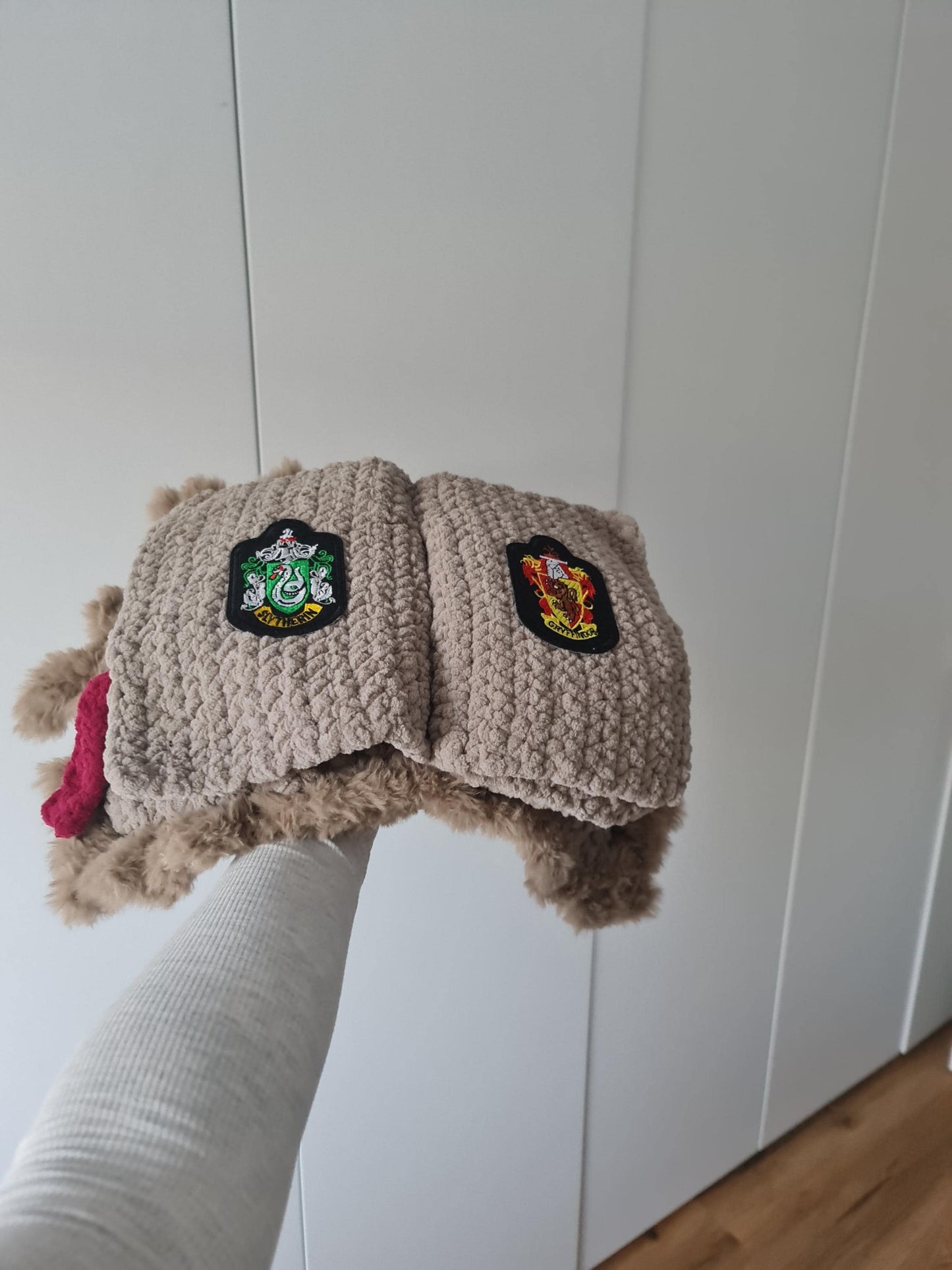 Plushie Monster Book Wizard with Belt and Pictures