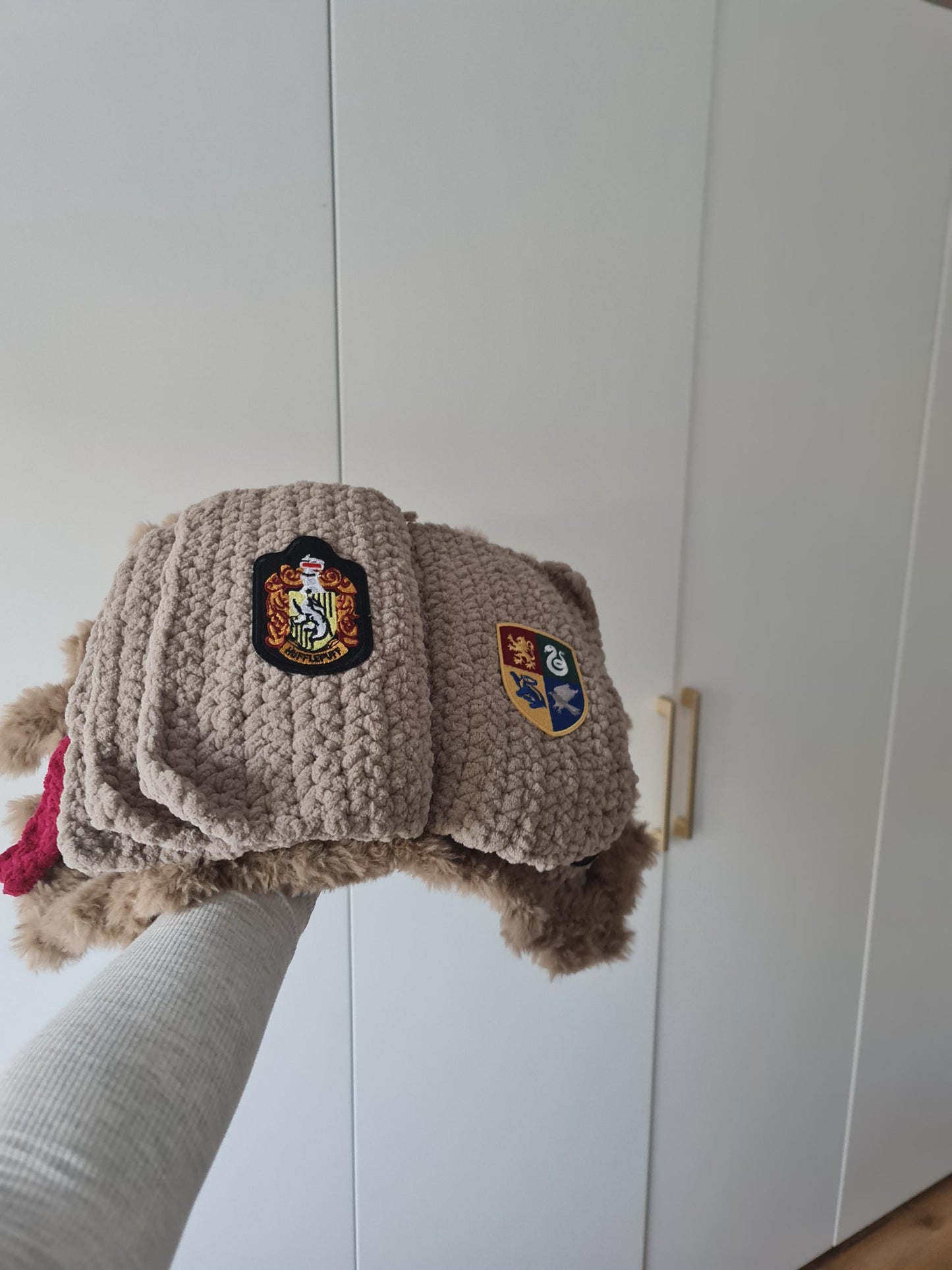 Plushie Monster Book Wizard with Belt and Pictures