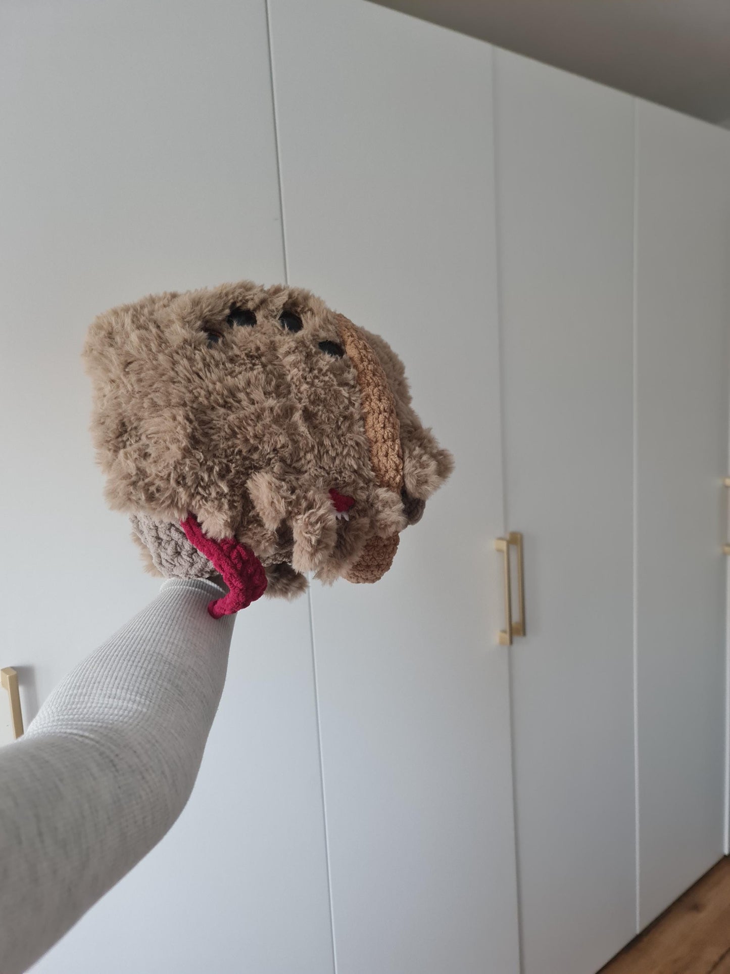 Plushie Monster Book Wizard with Belt and Pictures