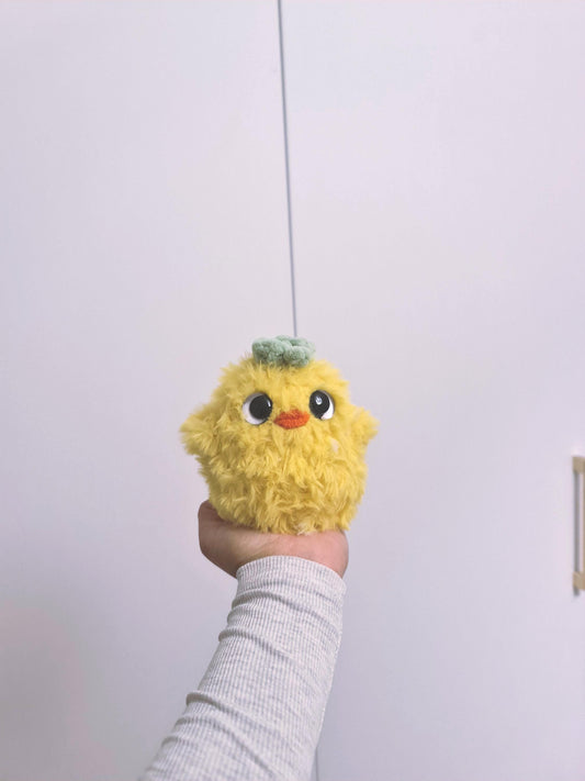 Baby Duck Ootori Sama Plushie with leaf