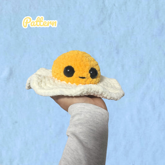 Fried Egg Crochet Pattern No Sew