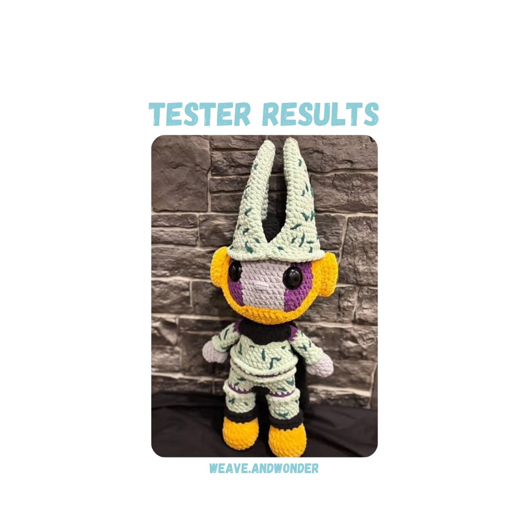 Cell Dragon Ball Crochet Pattern