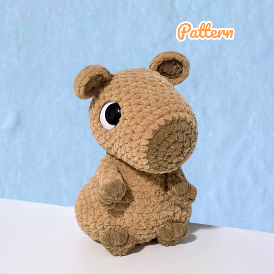 Capybara with Outfits Crochet Pattern