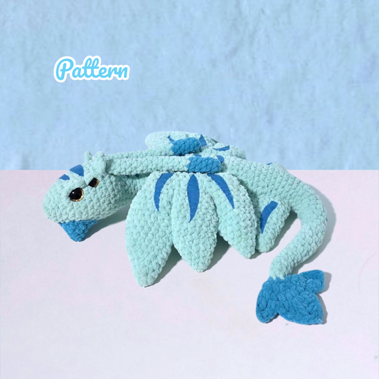 Low Sew Predator Dragon Crochet Pattern