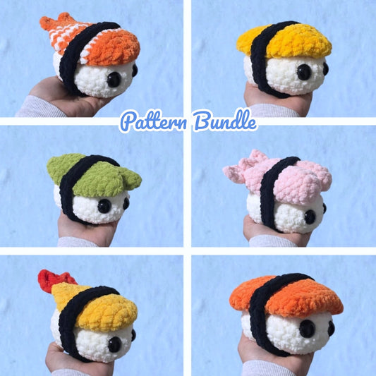 6 in 1 Sushi Pattern No Sew