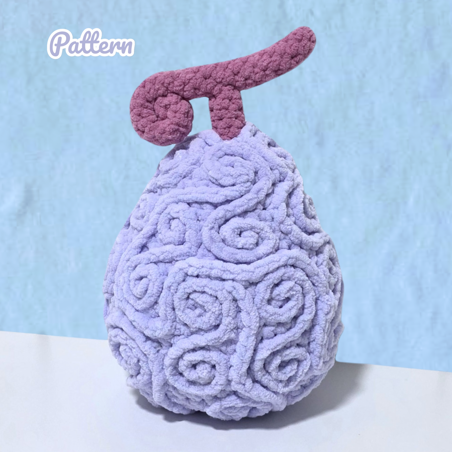 Flamingo Fruit Crochet Pattern / 2 in 1 Pattern: Low Sew and Sew Option