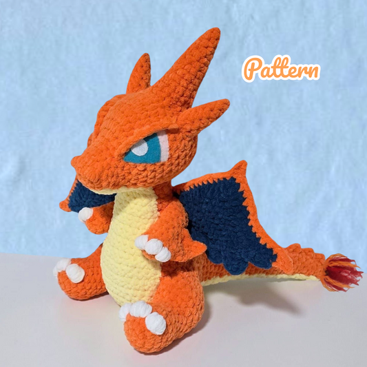 Fire Dragon Y Crochet Pattern
