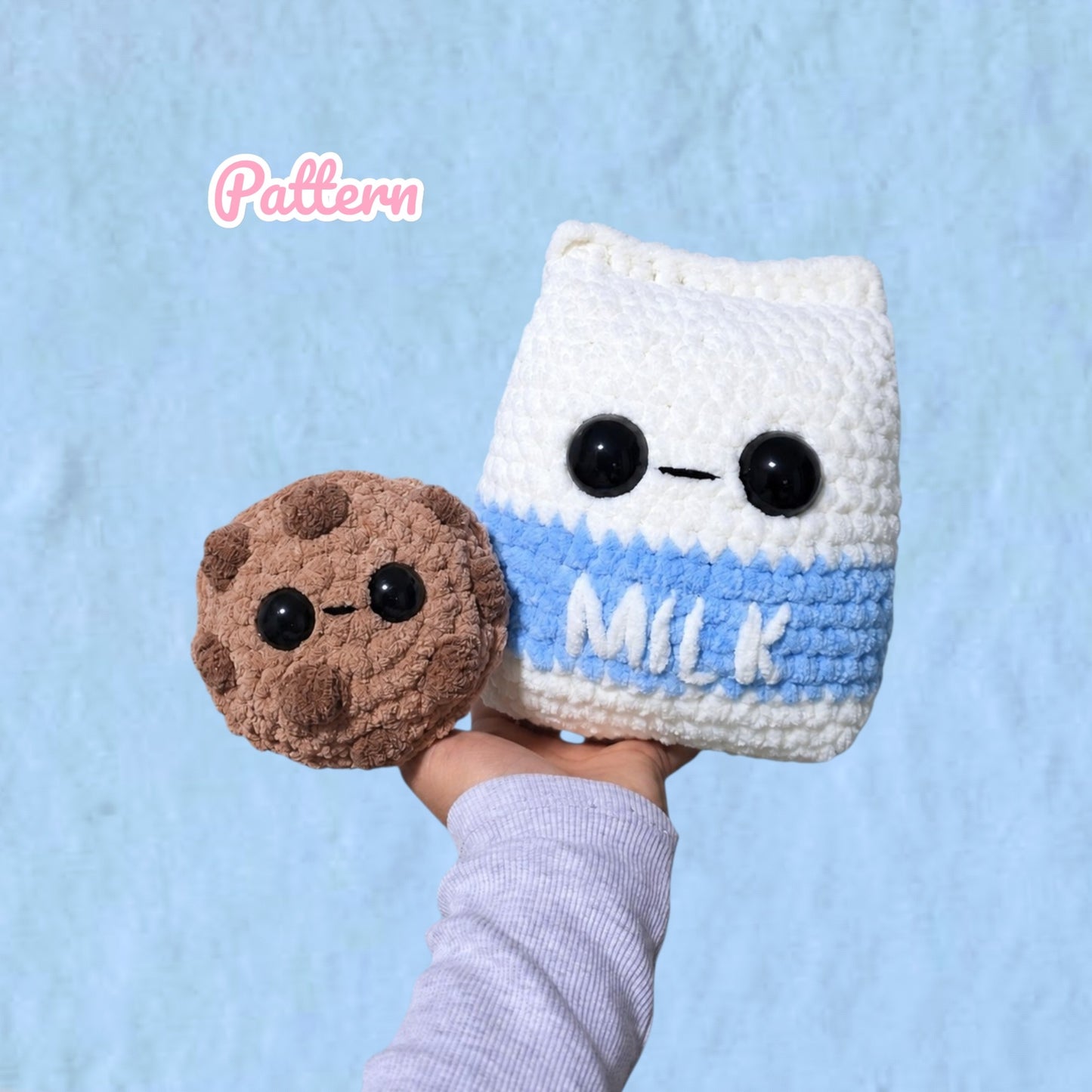 No Sew Milk and Cookie Pattern