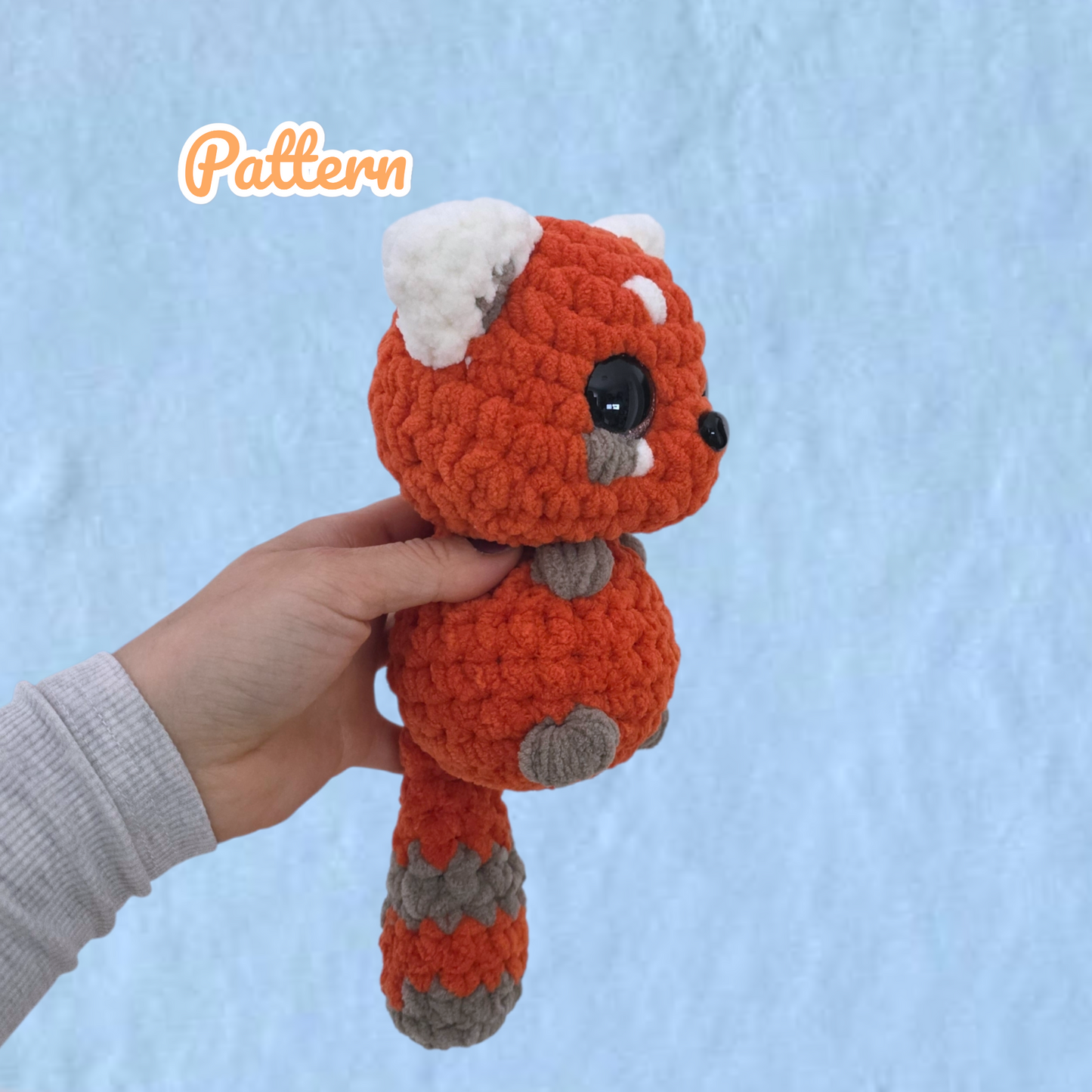 Red Panda Crochet Pattern Low Sew