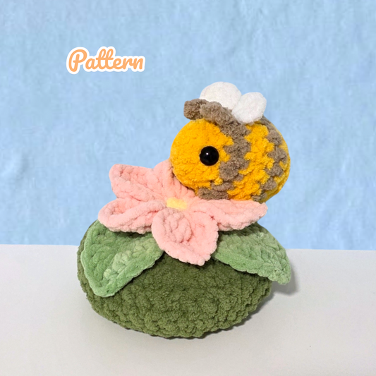 Bee Meadow Crochet Pattern LOW SEW