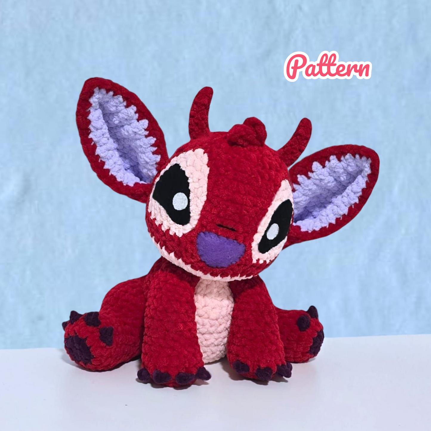 Red Kauai Monster Crochet Pattern