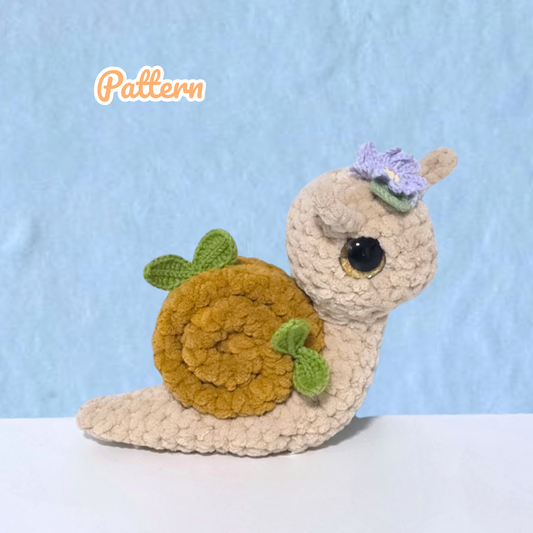Snail Crochet Pattern LOW SEW