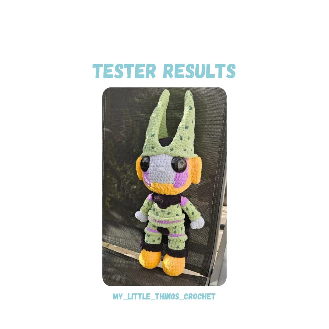 Cell Dragon Ball Crochet Pattern