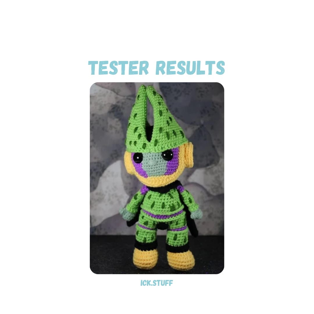 Cell Dragon Ball Crochet Pattern