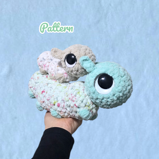 Caterpillar Duo Family Crochet Pattern LOW SEW