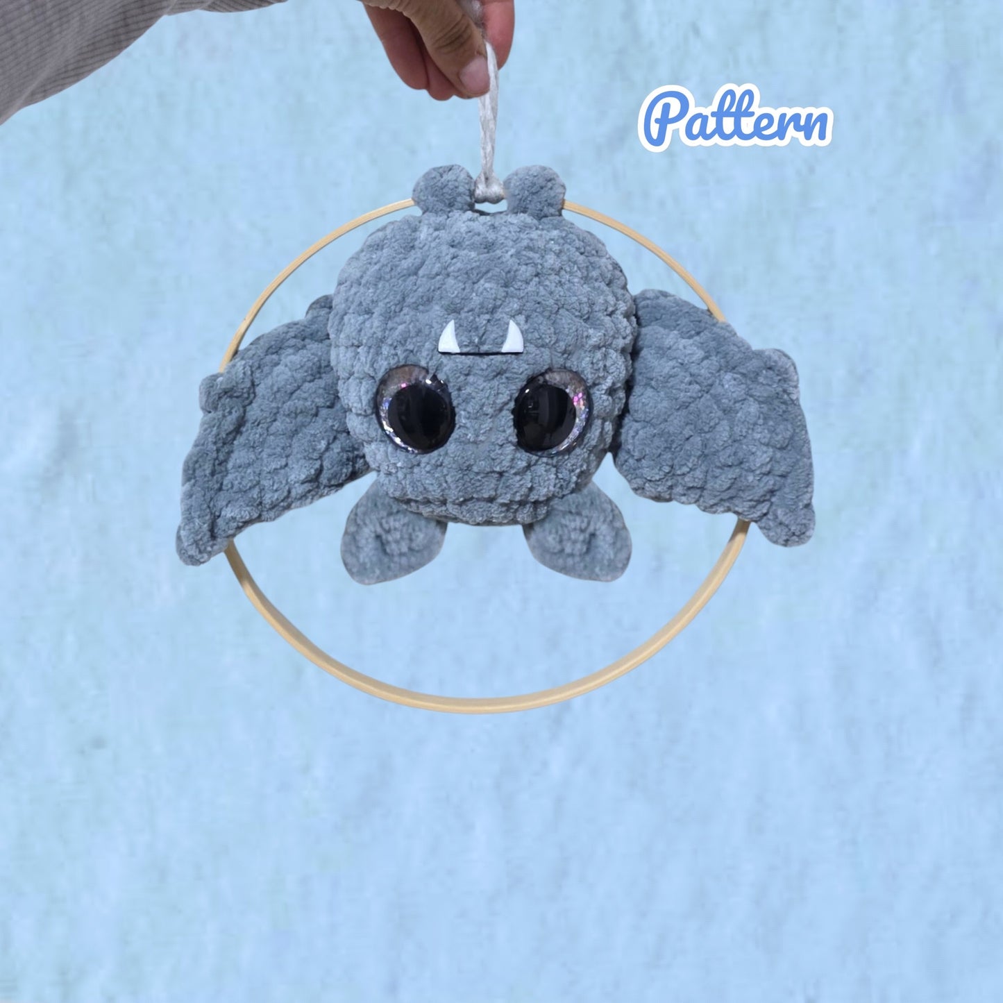 2 in 1 Low Sew Bat sitting and hanging Friend Bundle Pattern