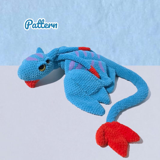 Big Predator Dragon Crochet Pattern