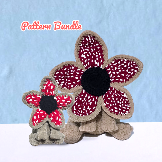 Upside Down Monster Crochet Pattern BUNDLE Low Sew