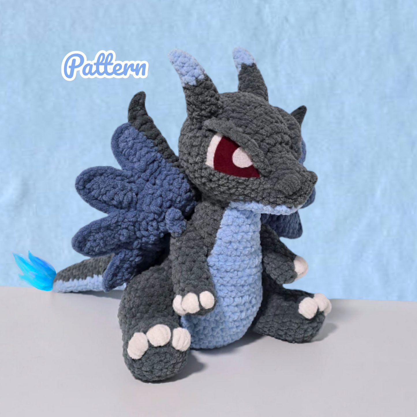 Mega Fire Dragon Crochet Pattern