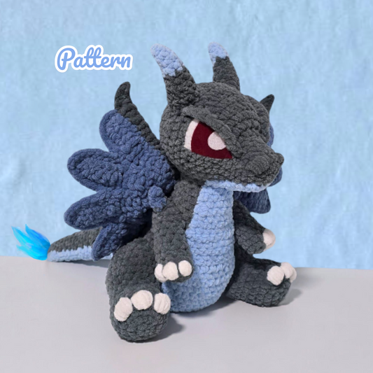 Mega Fire Dragon Crochet Pattern