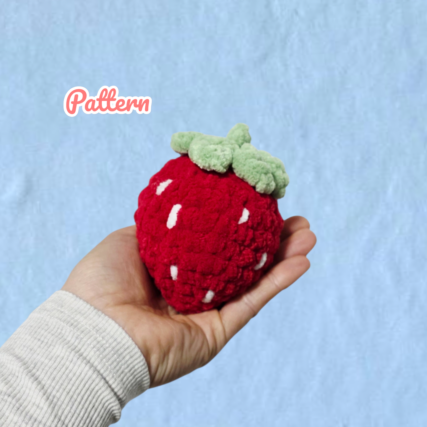 Strawberry Crochet Pattern NO SEW