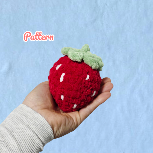 Strawberry Crochet Pattern NO SEW