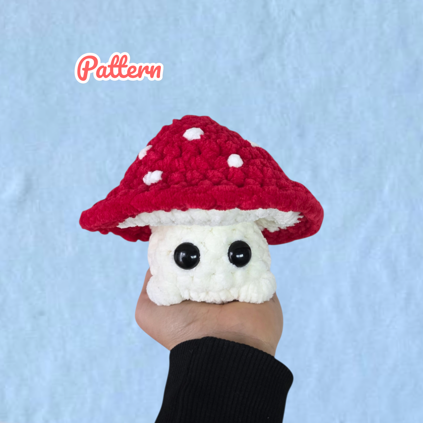 Mini Mushroom Crochet Pattern NO SEW