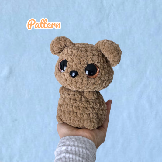 Brown Bear Crochet Pattern Low Sew