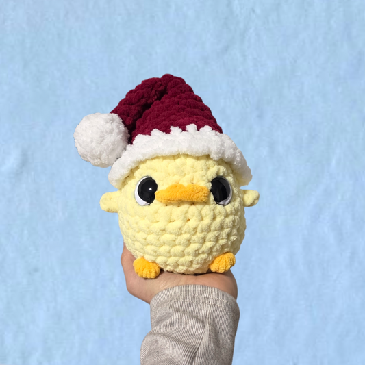 Baby Christmas Duck Crochet Pattern NO SEW