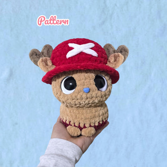 Low Sew Anime Reindeer Pattern