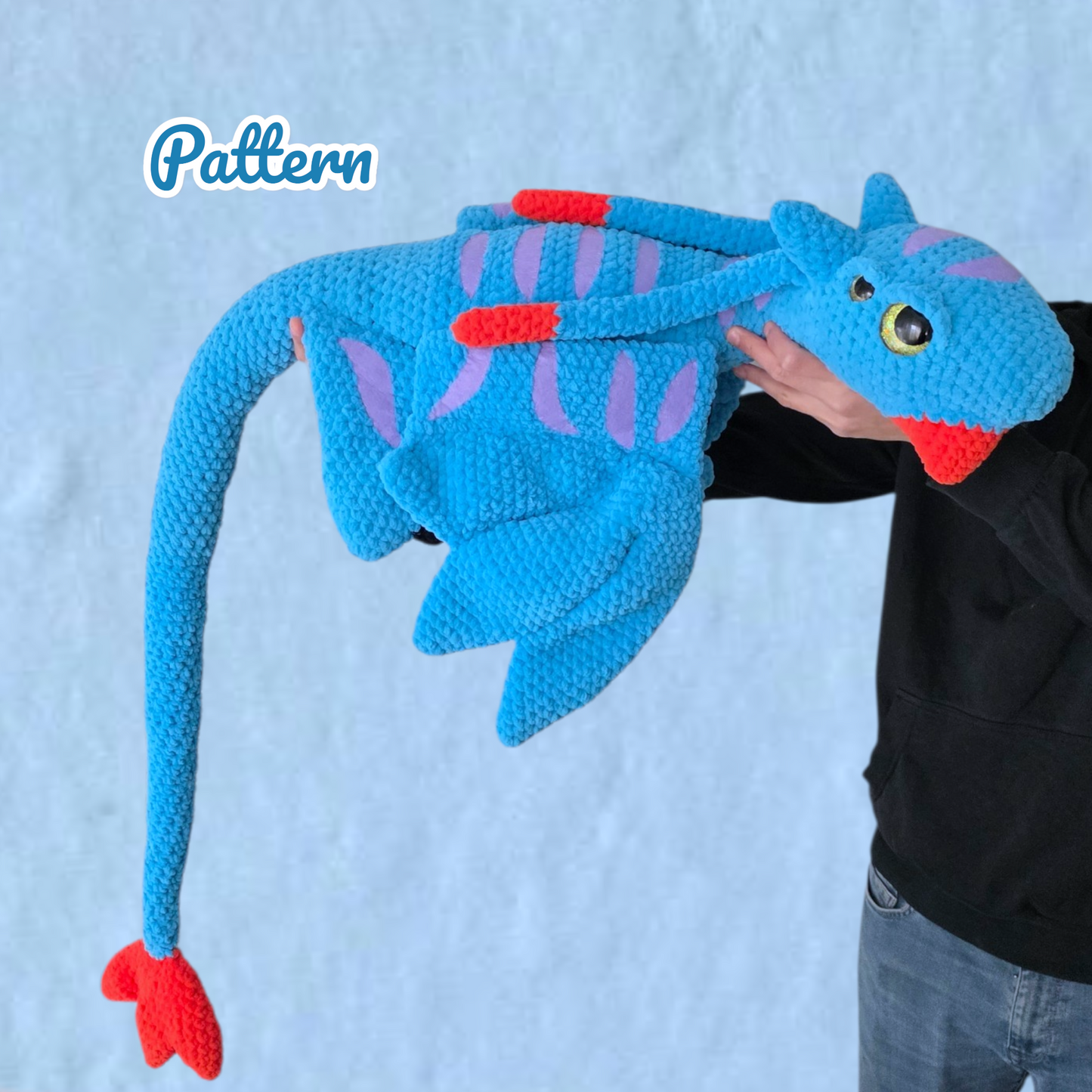 Big Predator Dragon Crochet Pattern