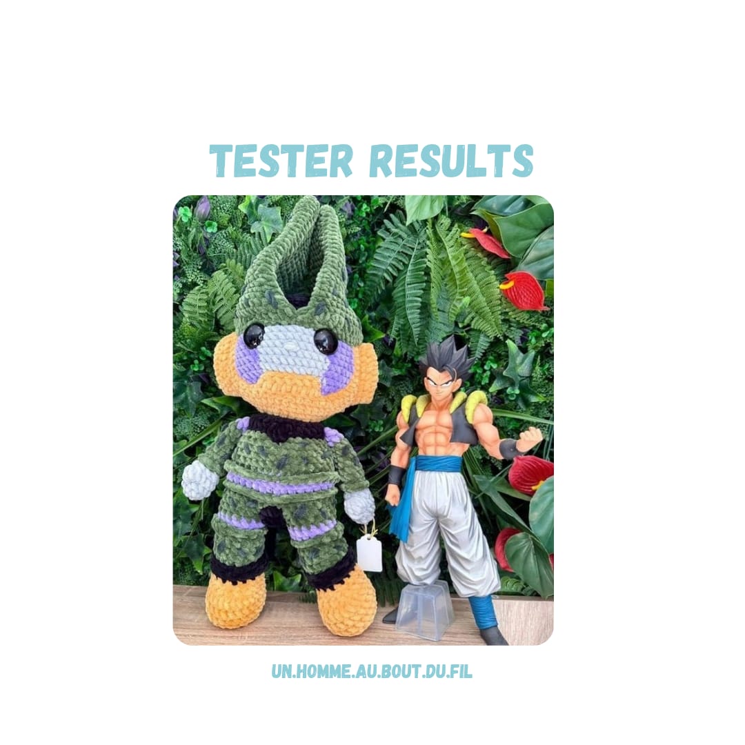 Cell Dragon Ball Crochet Pattern
