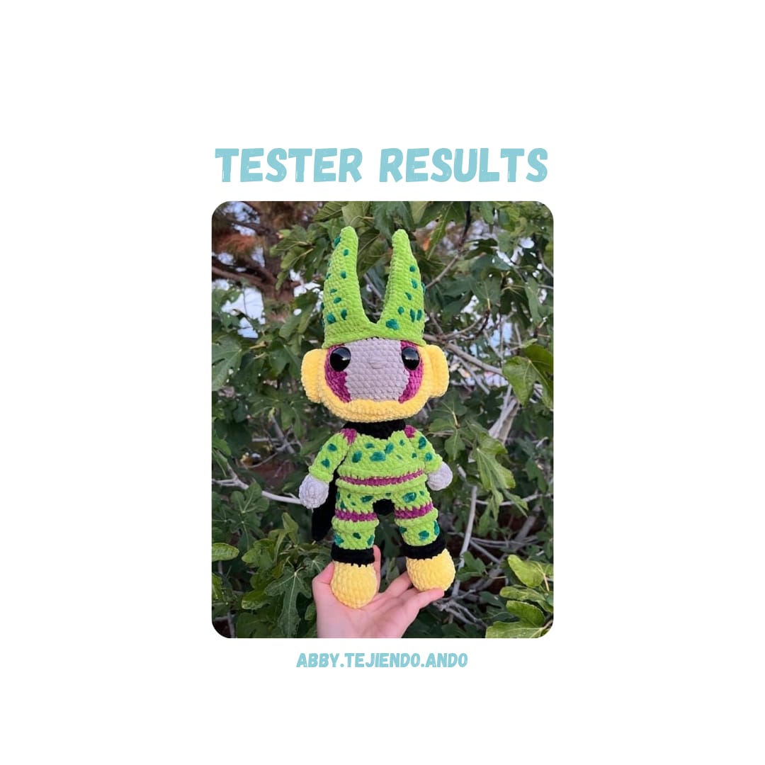 Cell Dragon Ball Crochet Pattern