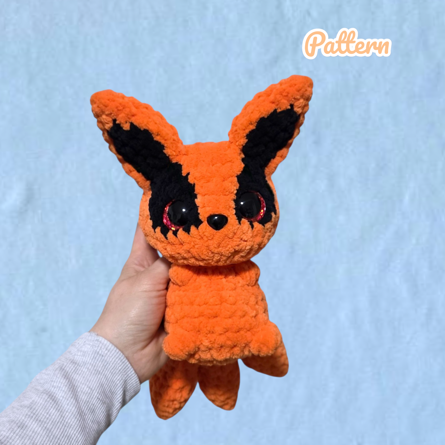 Anime Fox Crochet Pattern Low Sew