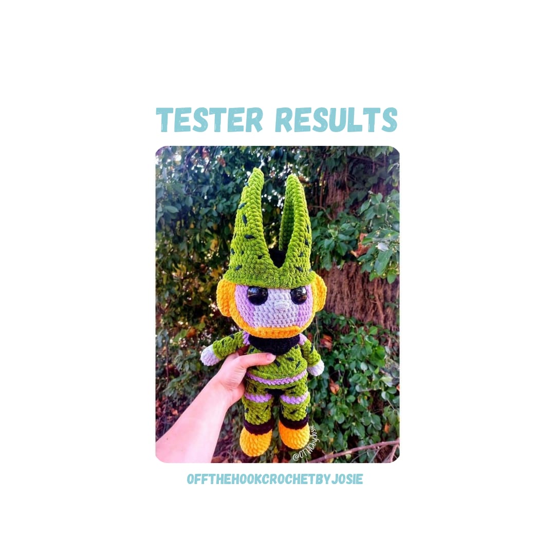 Cell Dragon Ball Crochet Pattern