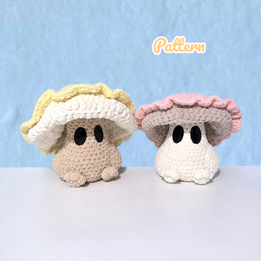 Mushroom Ghost Crochet Pattern