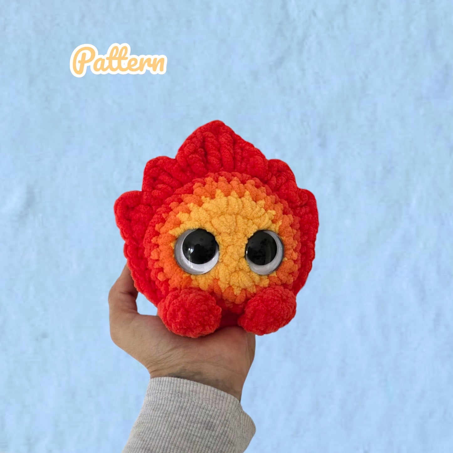 No Sew Small Fire Demon Crochet Pattern