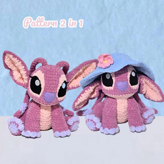 Kauai Angel Monster 2 in 1  Crochet Pattern Angel Pattern + Outfit